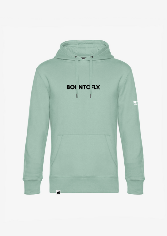 BORNTOFLY SOFT HOODIE LIGHT GREEN